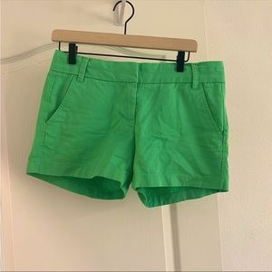 Green Jcrew Chino Broken-in short
